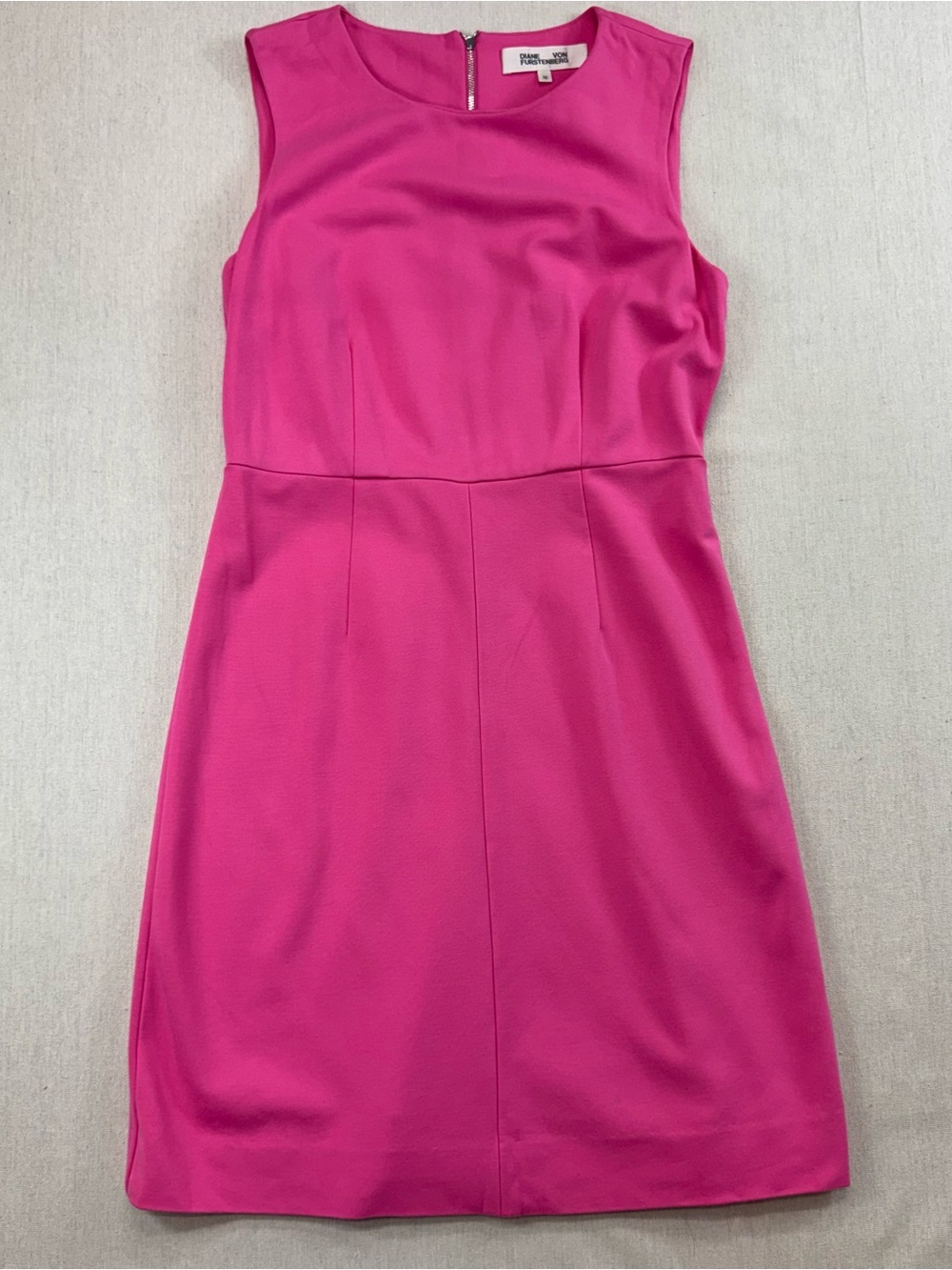 Diane von Furstenberg Carrie Sheath Dress Pink Size 10